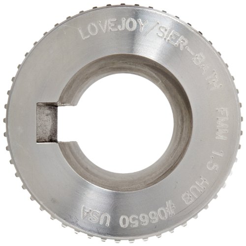 Lovejoy 06650 Размер на FMM 1.5 Sier-Bath Фланцевая буш Зъбни куплунг, Гъвкава ступица, Въглеродна стомана, инч, 602/802