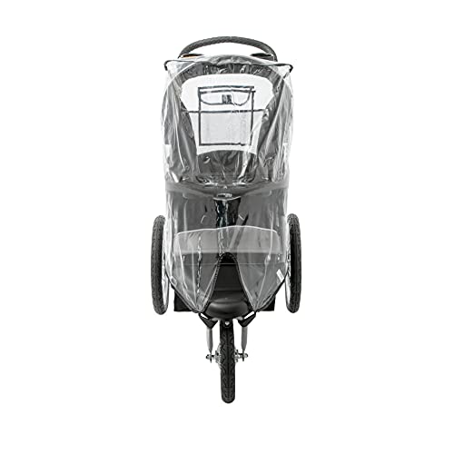 Nuby Jogging Stroller Weather Shield, Прозрачен Капак на Колички с Джоб за съхранение