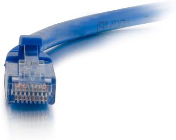 C2G/Кабели за Go 00394 Cat5e Snagless версия неекранирана (UTP) мрежов пач кабел, синьо (6 фута/1,82 м)