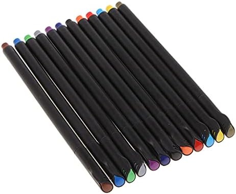 Newmind 12 Цвята 0,4 мм Тънка Точка Мастило Химикалки На Водна Основа Дръжки Художествени Маркери Микрона Дръжки Илюстрира Фигура за Проектант за Оцветяване Като Забеле
