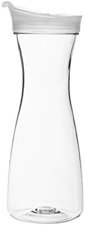 homozy Акрилна кана с капак и чучур [34 унция] Отличен за домашно сок и студен чай или за акрил млечни бутилки