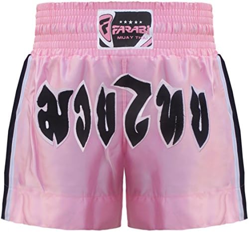 FARABI Muay Thai Kick Boxing Shorts Ladies Pink Дамски Спортни Шорти MMA