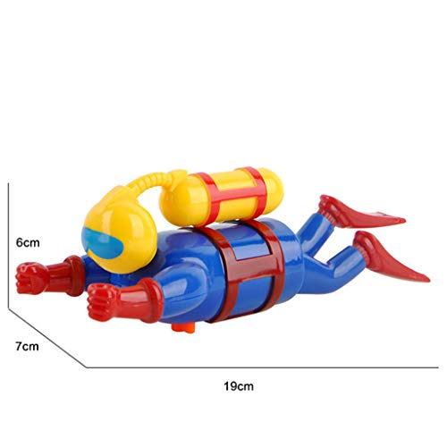 Детски Водолаз Играчки Вана Плуване Време да се Забавляват Подводно Гмуркане Авантюрист Вятър Нагоре Играчка Водолаз Дете