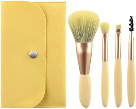 FFLJT 4бр Makeup Brushes Set Travel Tool Summer Make Up Brush Mini Blendidng Cosmetics (Цвят : A)