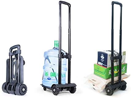 Количка за багаж тролейбуси,малък трейлър на сцепление домочадца крилото колички преносим облечена в количката за пазаруване тролейбуси багаж (цвят : а)