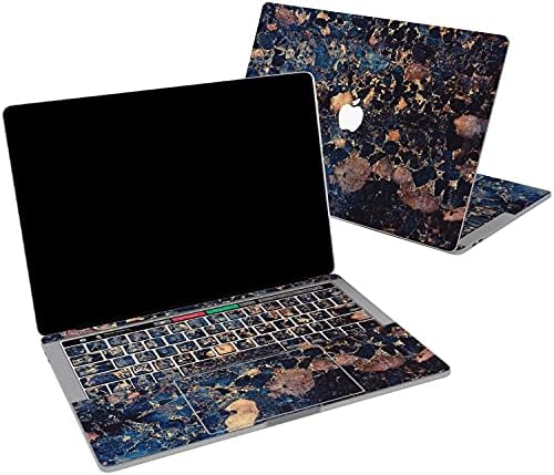 Cavka Vinyl Стикер Замяна на Кожата за MacBook Pro 16 Pro M1 14 Max Air 13 2020 Retina 2015 Mac 11 Mac 12 Модел Син Стикер