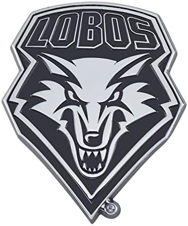 FANMATS NCAA New Mexico Lobos University of New Mexicochrome Емблема, Цвят на екип, Един Размер