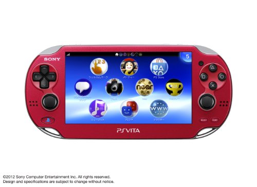 PlayStationVita 3G/Wi-Fiモデル コズミック・レッド 限定版 (PCH-1100 AB03)