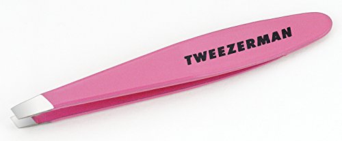 Tweezerman LTD Мини-наклонен пинсети от неръждаема стомана (цветовете може да варират)