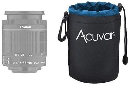 3-Pack ACUVAR Мек неопреновый калъф за обективи от DSLR (малък, среден и голям) f/Canon, Nikon, Pentax, Olympus, Sony,