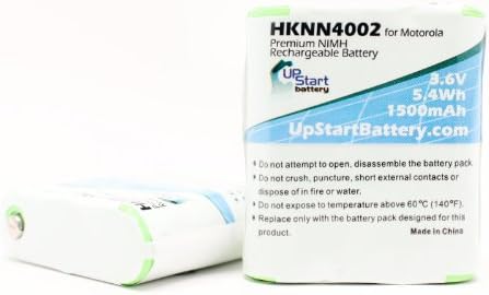 2 пакет (и) - Заместител на Motorola MR350 батерия - Съвместим с Motorola HKNN4002 Двустранно радио батерия (1500mAh 3.6