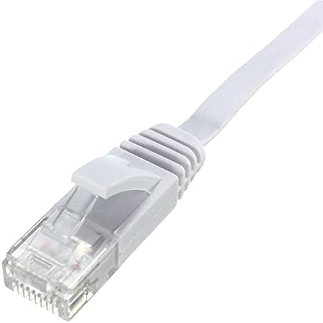 Съединители 50 фута(15 метра) RJ-45 Здрав компютърна мрежа Ethernet Плосък кабел Cat 6 - (дължина на кабела: 15 м)