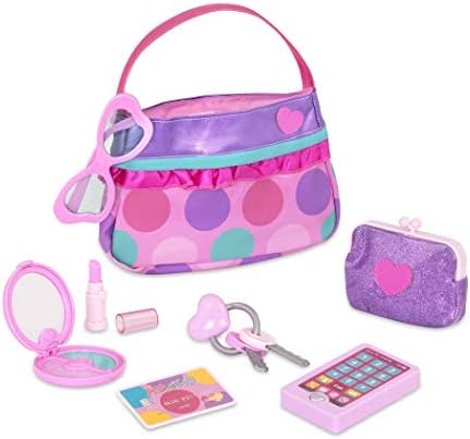 Play Circle by Battat – Princess Purse Style Set – Pretend Play Multicolor Handbag and Fashion Accessories – Играчка грим,