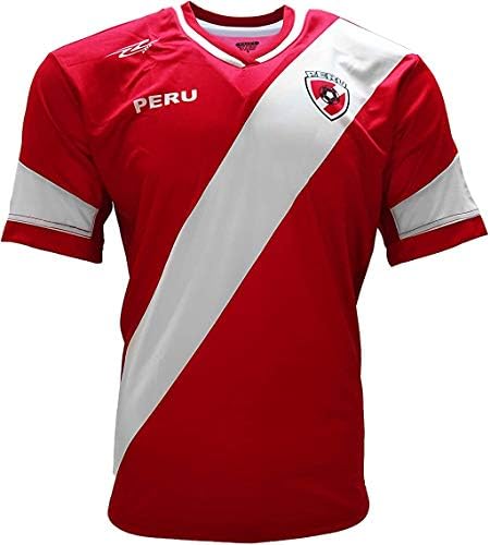 Перу 2017 Джърси Нов Daniela Футбол Червено за Мъже Полиестер