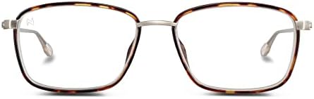 Nooz - Очила за четене - Правоъгълна форма - 2 цвят - Увеличителни очила за мъже и жени - Модел FARO DUAL Collection