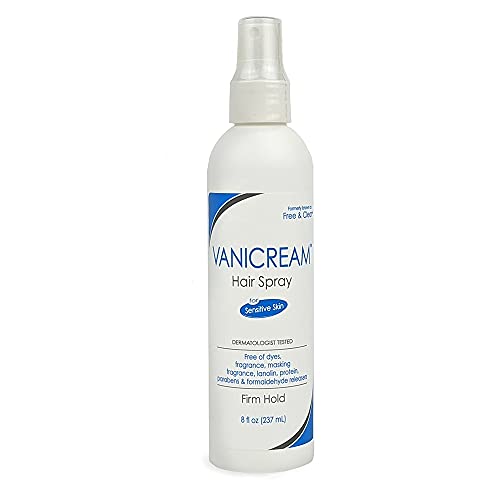 Vanicream Firm Hold Лак за коса, Без аромат и без глутен, За чувствителна кожа, 8 грама, Опаковката може да се различават