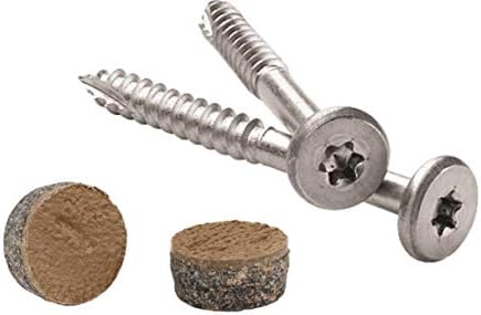 Pro Plug System for Fascia Plug & Screw Kit - Trex Toasted Sand Fascia Plugs & Stainless Steel Screws - 9 x 1-7/8 T-20