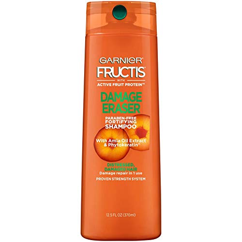 Garnier Fructis Damage Гумите Shampoo, Проблемни, изтощена коса, 12,5 течни унции.