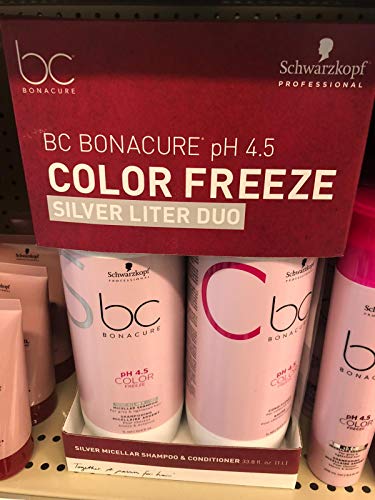 BC BONACURE pH 4.5 Color Freeze Мицеллярный Шампоан и Балсам - 1Л