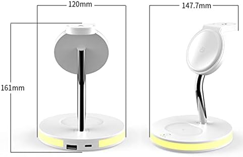 FENXIXI 15W Wireless Charge 3in 1 за мобилен телефон Watch Headset Бързо зареждане за зарядно устройство (цвят : бял)