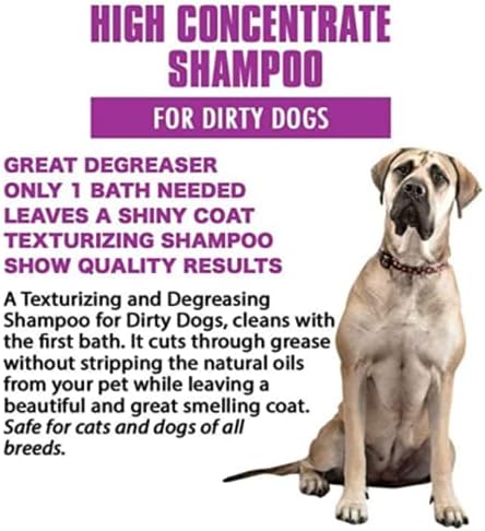 Nature's Specialties High Concentrate Dog Shampoo for the Dirty Dogs, Обезмаслител, Произведено в САЩ