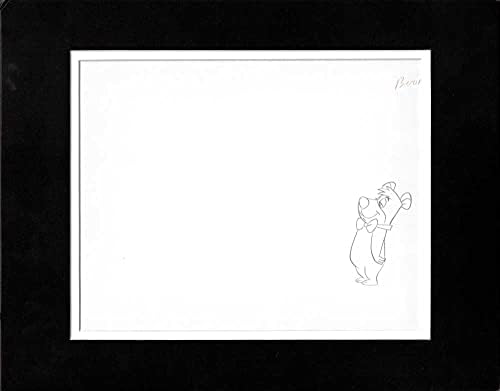 Yogi Bear Boo Boo Production Animation Cel Drawing Hanna Barbera 1970 Подписано? 337