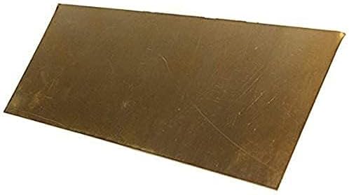 HAOKTSB Метална медни фолио, Месинг лист Percision Метали Суровини Латунная плоча Латунная табела (размер : 1.2x100x200mm)