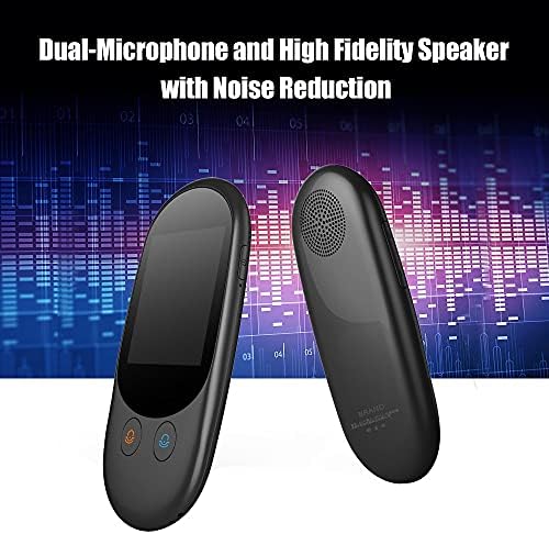 WDBBY Smart Voice Translator Device 40 Languages 2.4-Инчов сензорен екран Rechargeable F1A with Camera (Цвят : бял)