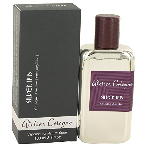 Cologne for Men 3.3 oz Pure Perfume Spray Silver Iris Cologne By Atelier Cologne Pure Perfume Spray Елегантен аромат