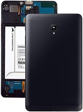 BCYhr Задната част на кутията на Батерията делото за Galaxy Tab A 8.0 (2017) T385,подмяна на Задния капак (черен) (Цвят : черен)
