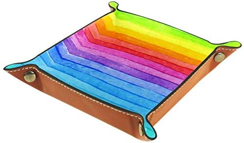 LORVIES Stripe Rainbow Storage Box Cube Basket Bins Контейнери за Офис у Дома