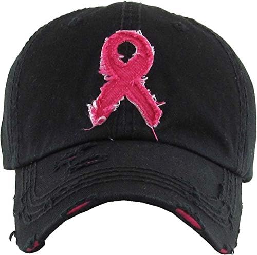 Розовата лента Дамски Информираност Реколта бейзболна шапка