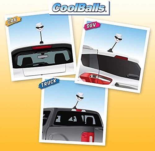 Coolballs Hero Series - Cool Military Navy Моряк Head Car Antenna Topper (подходящ за мазна антена Стъби Style) (голям