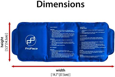 Hot Cold Pack/ice Pack by ProPace - Множество Голяма Носен гел обвивка от гъвкав и регулируема каишка - Преносим Замразени