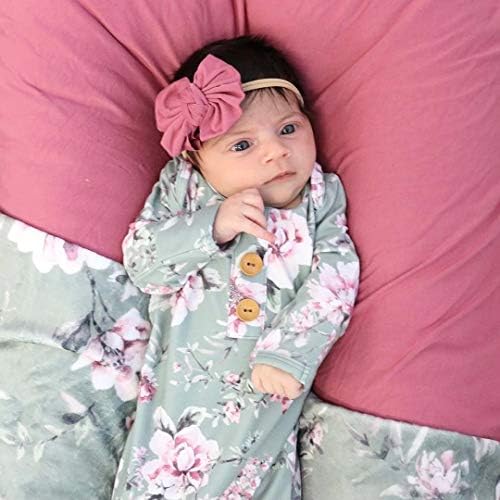 Детската Новородените Момичета Цветен Сън Рокля Превръзка Пижами Плъзгачи Спални Чували, Облекло