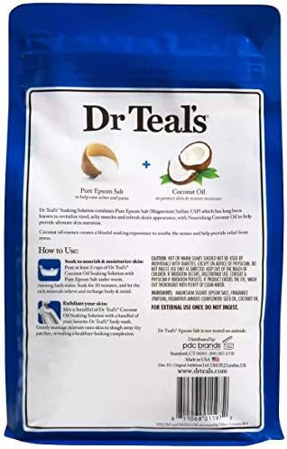 Комбиниран пакет Dr Teal's Английска Bath Salt Combo Pack (само 6 кг) Отпуска и облекчава с эвкалиптом и мента, а също