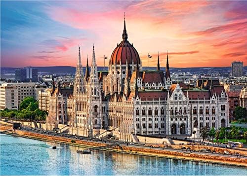Trefl 500 Piece Пъзел Puzzle Parliament, Будапеща, Унгария, Многоцветен