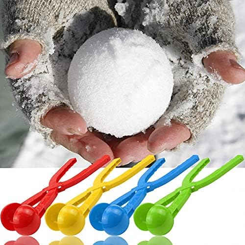 MIS1950s Snowball Maker Tool with Handle for Snow Ball Fights for Kids and Adults, Quick & Easy Snowball Maker Клип Suite