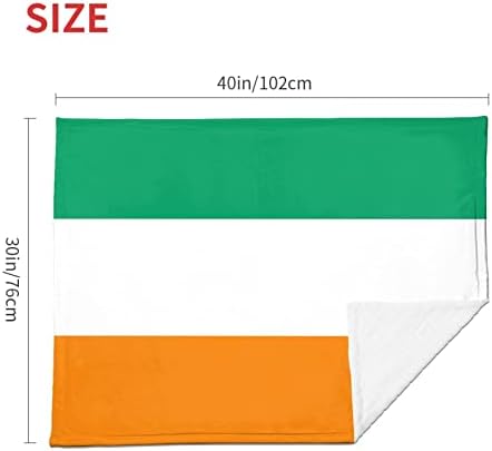 Флаг на Кот д ' Ивоар Детско одеяло 30 X 40 в Ултра Мека одеяле за деца Детско одеало за хранене Бебешко Легло Одеяла