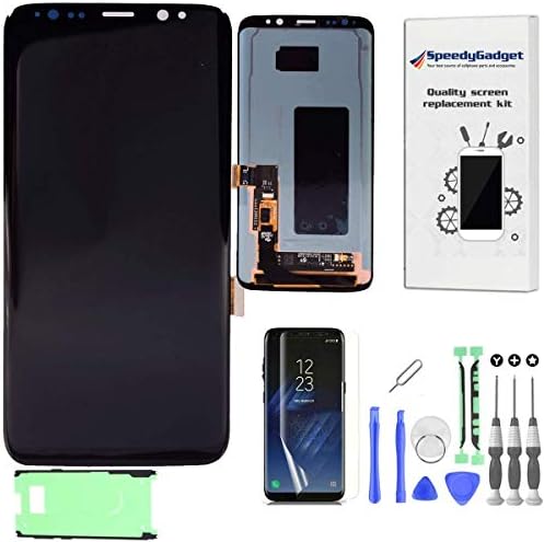 Amoled LCD Screen Digitizer Touch Assembly Replacement LCD Display for Samsung Galaxy S8 by SpeedyGadget