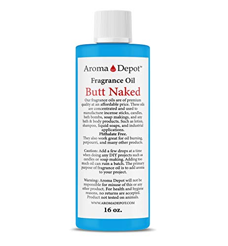16 унции. Butt Naked Type Unisex Perfume/Body Oil Нашата интерпретация, Премиальное Качество Uncut Fragrance Oil
