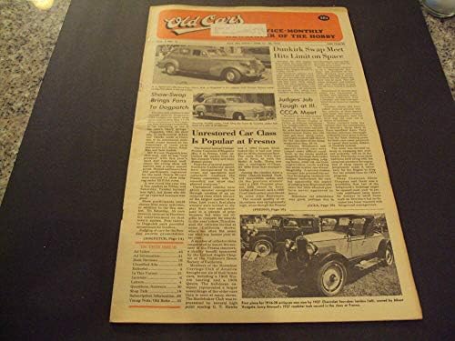 Old Cars Magazine Vol 312 16-30 юни 1974 Клас автомобили без ограничения