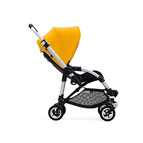 В страшилище Bee5 Complete Stroller, Black/Sunrise Yellow - Компактна сгъваема количка за пътуване и градски живот. Лесно