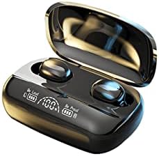 Безжични Слушалки HEYSEAWIN, Bluetooth 5.1 Слушалки с 4 Микрофони, Led Дисплей Smart Touch, IPX6 Водоустойчив слушалки