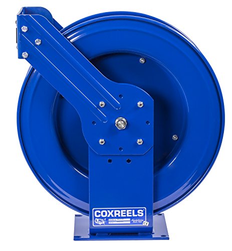 Coxreels THPL-N-350 Supreme Duty Spring Rewind Hose Reel for мазнините/hydraulic oil: 3/8 I. D., 50' обемът на маркуча,