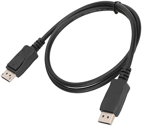Velaurs DisplayPort Кабел, 4K 60Hz Фирма Plug and Play DP Male to DP Male Кабел за компютър за проектора(1 метър)