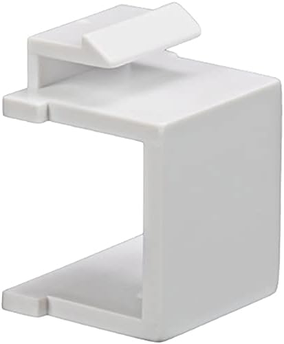 NavePoint Blank Keystone Adapter White 25-Pack