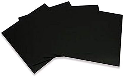 4 - цолови Черни стъклени Плавкие Квадрати 90COE - 4 опаковки
