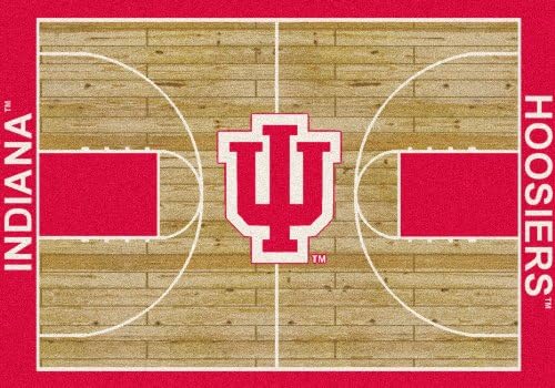 Американски Подложки Indiana Hoosiers NCAA College Home Court Team Area Rug 7'8x10'9