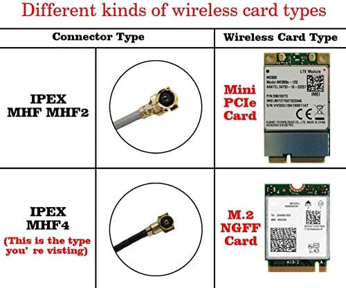 UFL към SMA M. 2 NGFF U. FL към RP-SMA Женски MHF4 IPX4 IPEX4 Ipex конектор Косичка WiFi антена кабел за удължаване (15